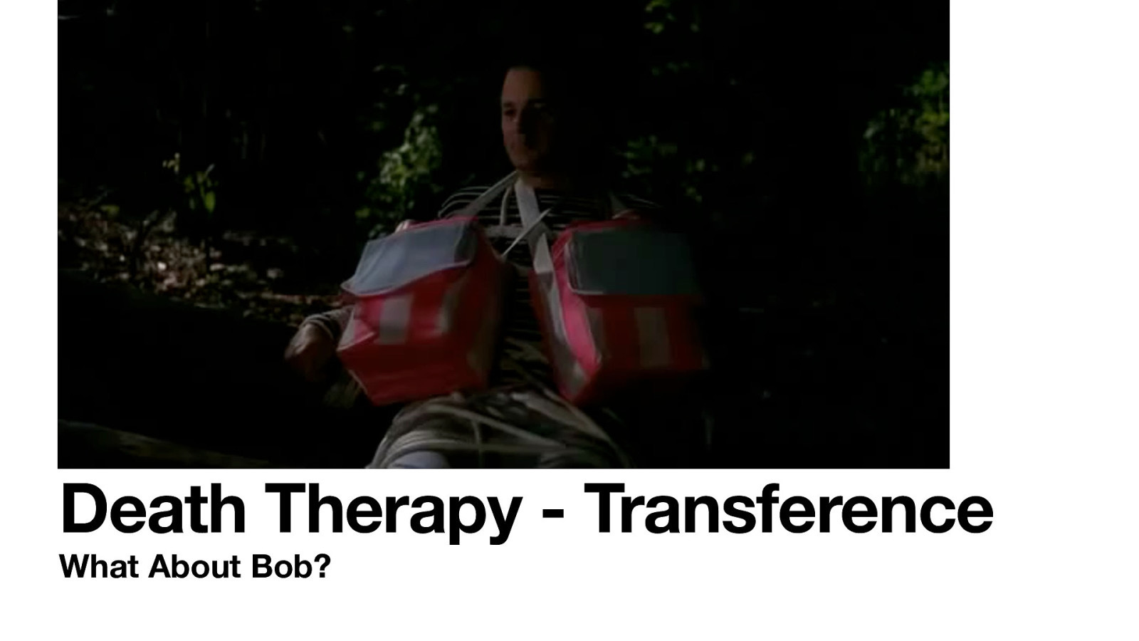 Death Therapy - Transference What About Bob?
