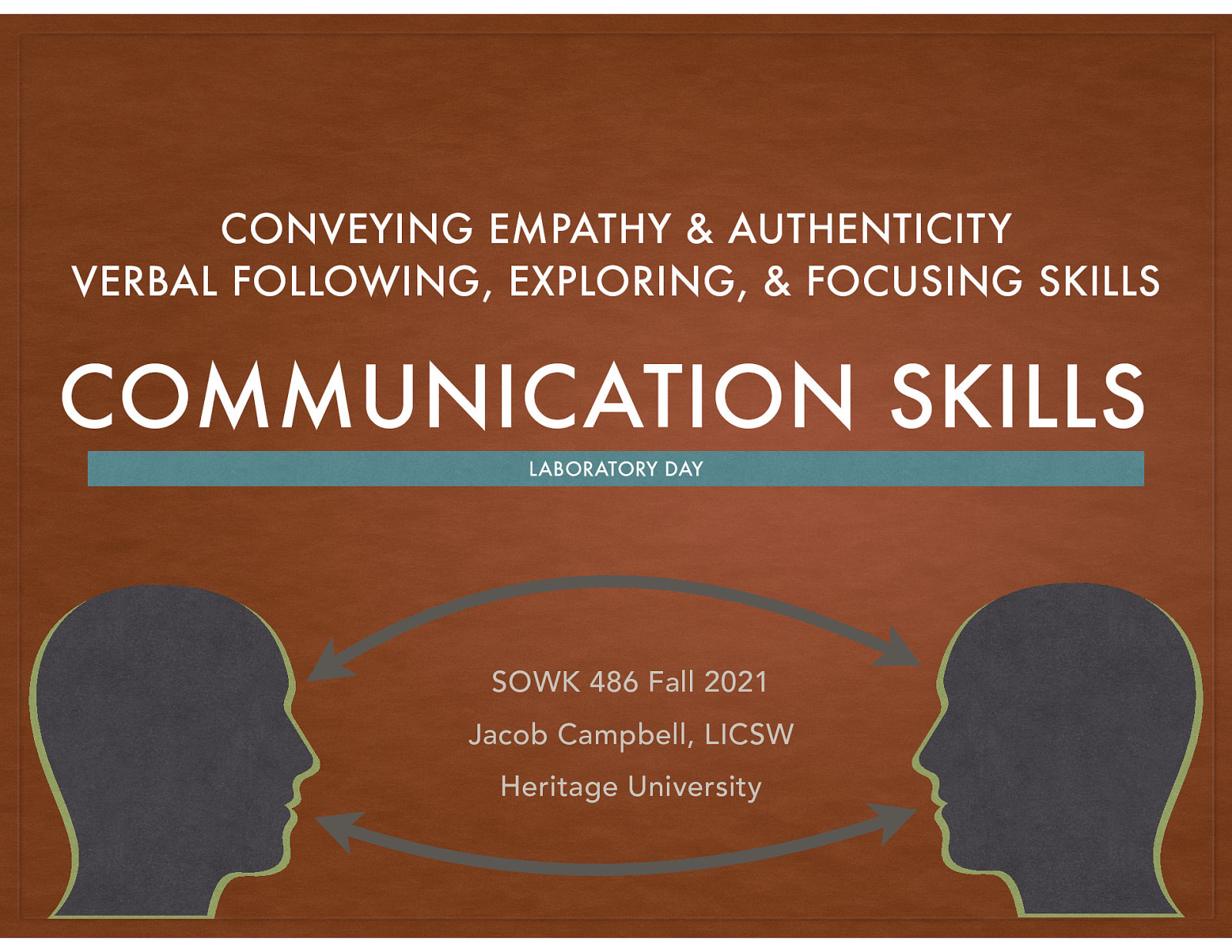 Week 06: 09/29/21 Content: Communication Skills Lab Day