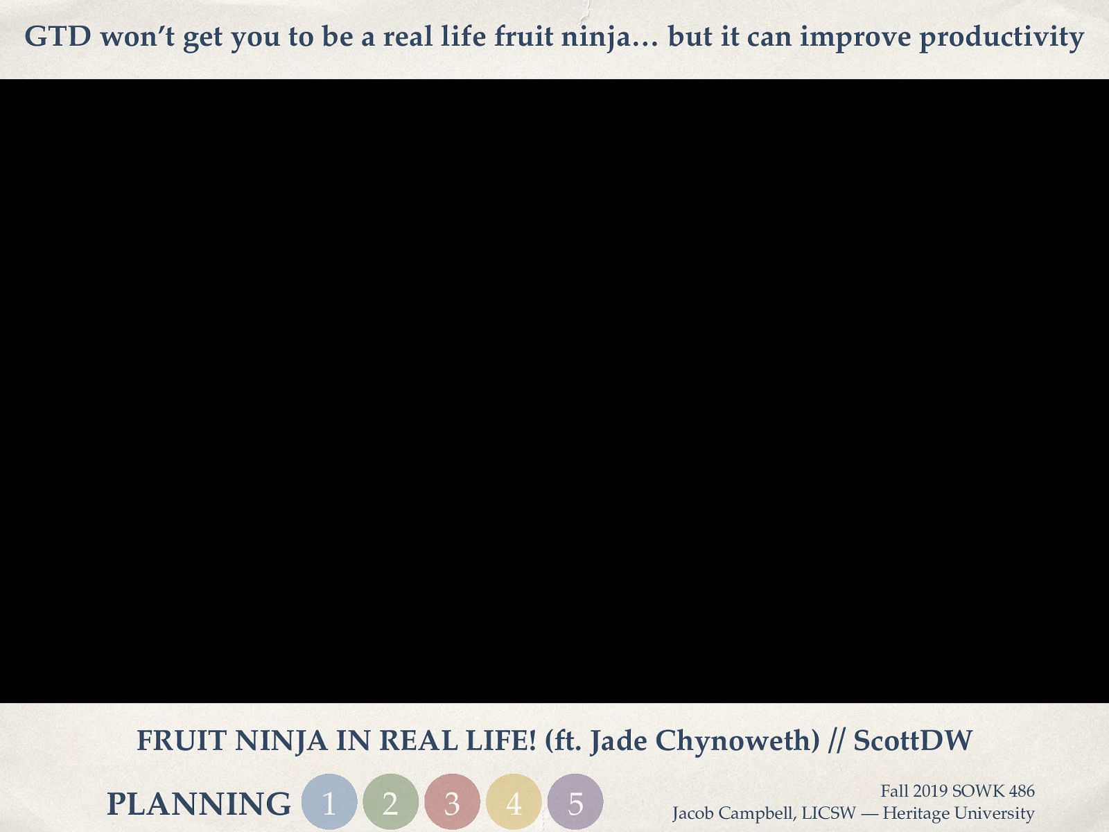  FRUIT NINJA IN REAL LIFE! (ft. Jade Chynoweth) // ScottDW retrieved from https://www.youtube.com/watch?v=lji0cYBVOQU  Lets talk about about what this looks like.
