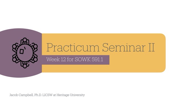 Spring 2025 SOWK 591 Week 12 - Advanced Seminar II - Jacob R. Campbell,