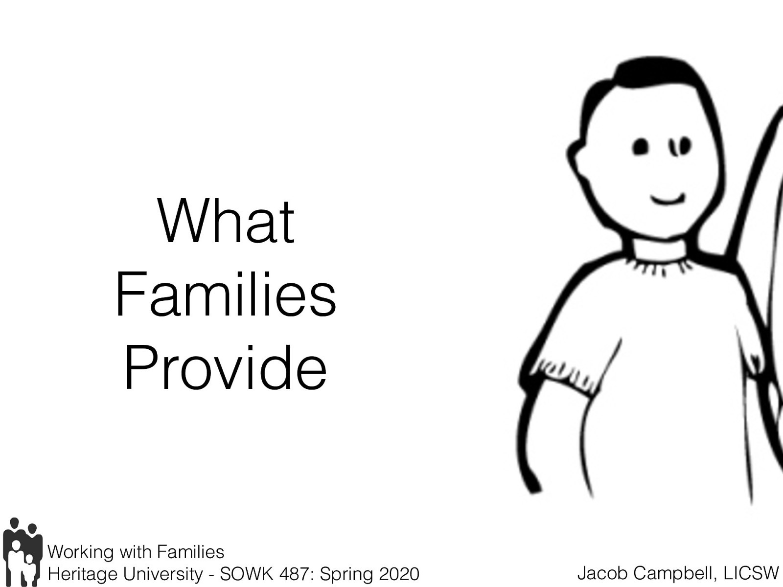  Families continue to remain the foundation of most peoples lives. They can provide security, support, and intimacy people need. (Kirst-Ashman & Hull, 2015, p. 329)   As you start to work with an individual who initially appears to have an individual problem…  -> Next slide
