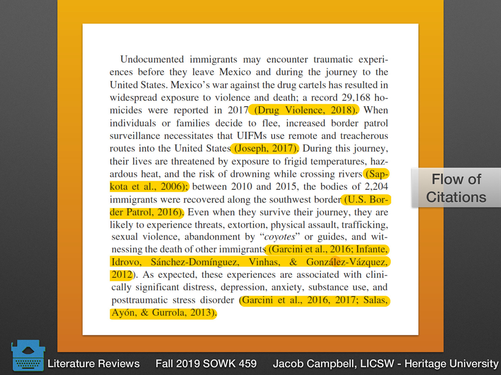  Parenthetical citations Narrative citations Quantity of citations 
