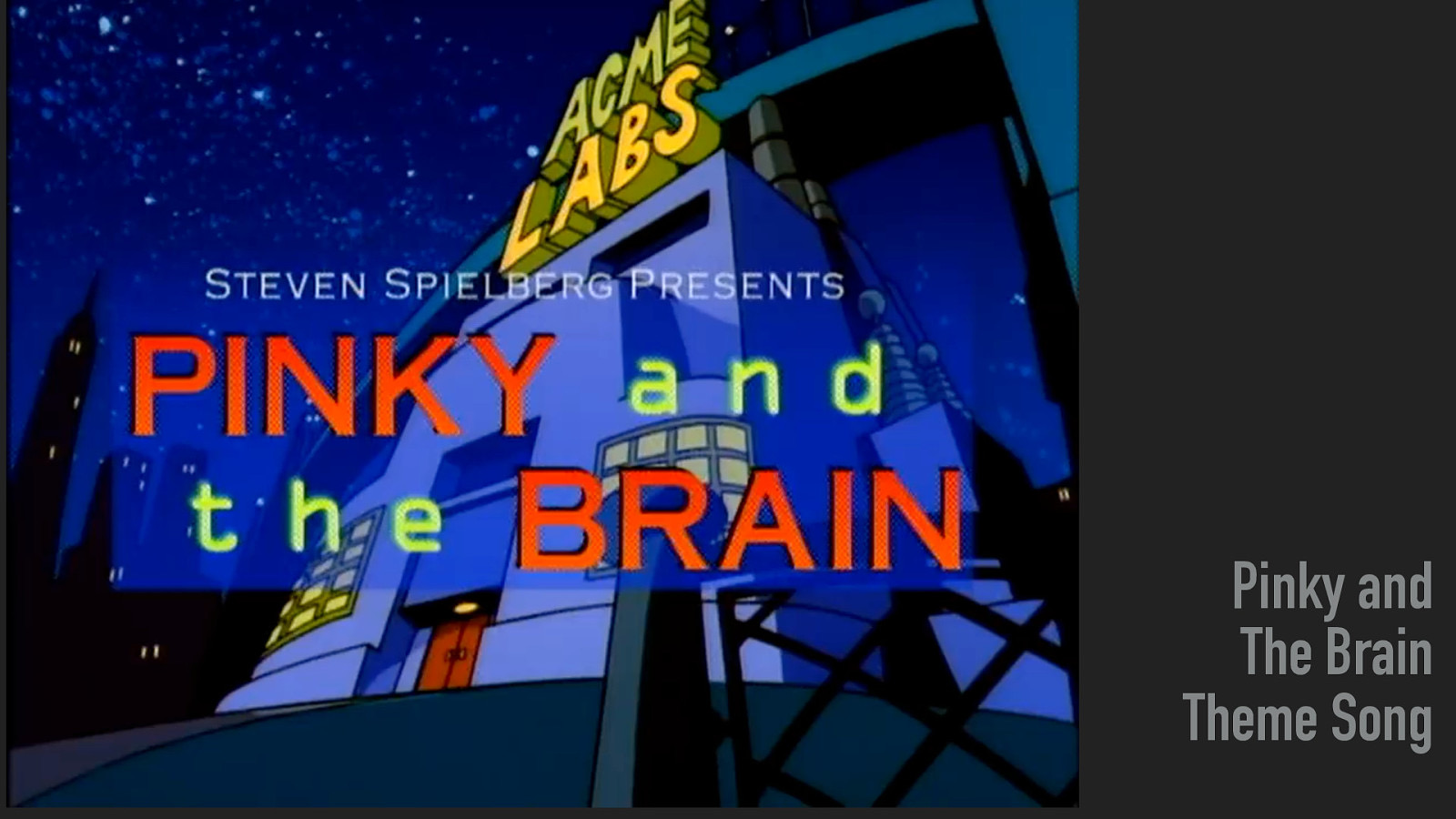 Pinky and The Brain Theme Song
